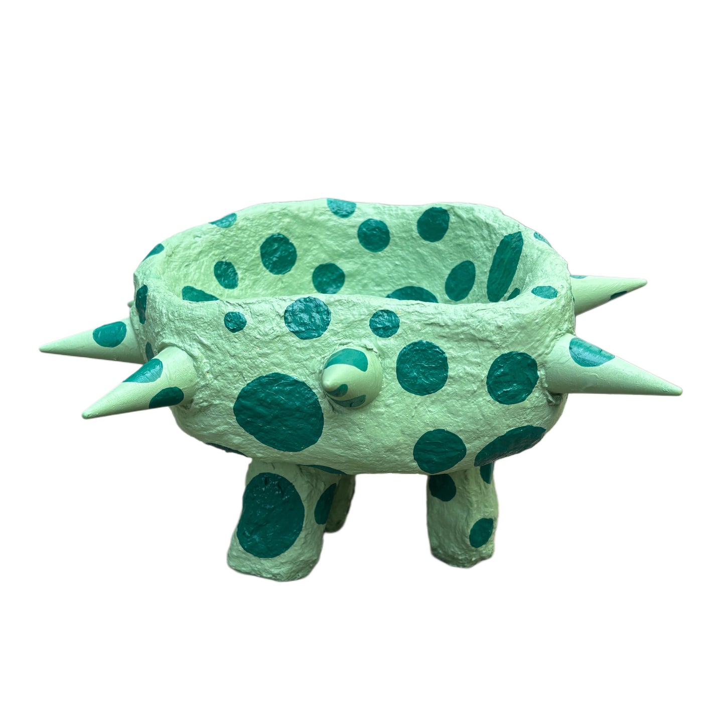 Spiked Paper Mâché decorative bowl