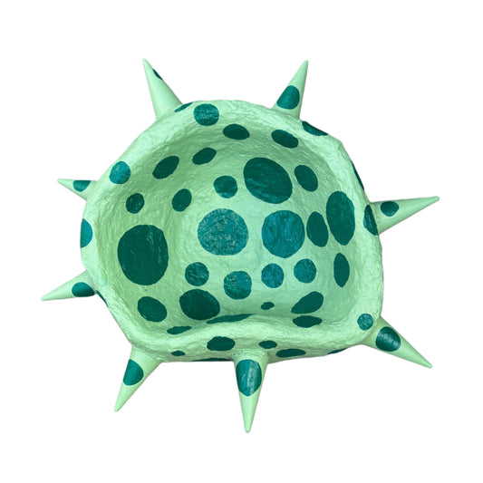 Spiked Paper Mâché decorative bowl